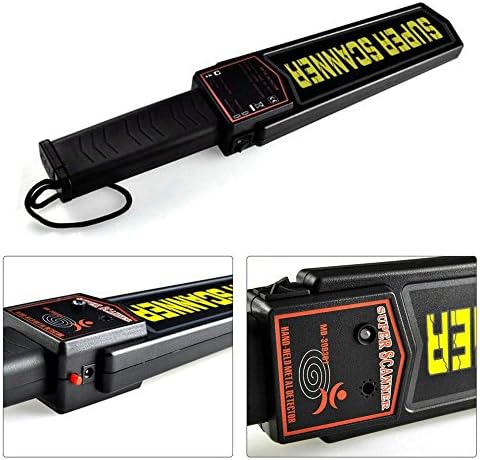 ReaYouth Handheld Security Metal Detector - High Sensitivity Metal Scanner Alarm And Vibration Super Scanner Metal Finder - Hand Security Apparatus (A)
