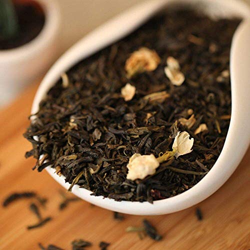Yan Hou Tang Organic Jasmine Green Tea Loose Leaf - 100g Herbal Premium Chinese Leaves Naturally Flower Scented Tea for Antioxidants Stress Relieve