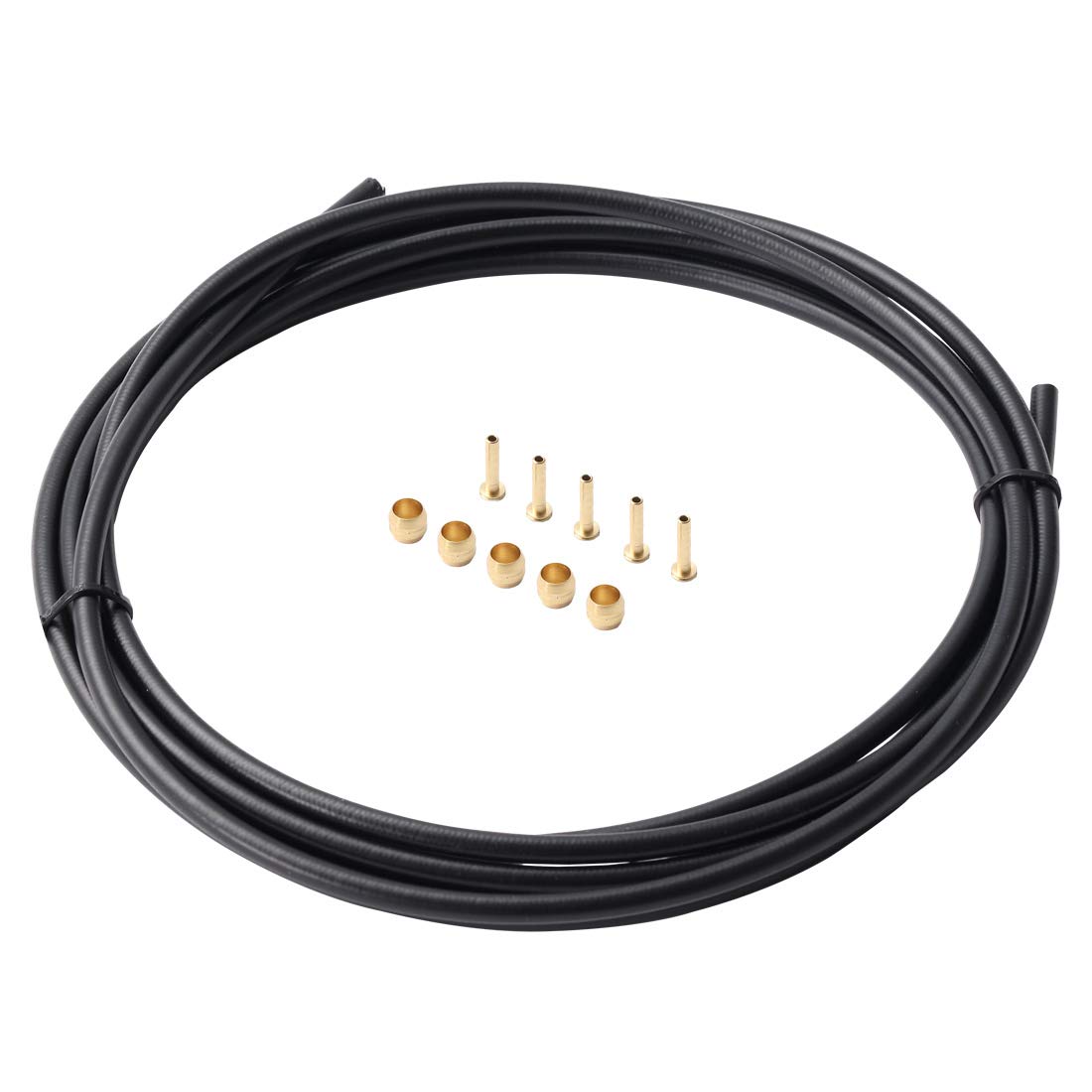 Dymoece 3000mm Bicycle Hydraulic Brake Hose Kit for Shimano BH59 System-Including 5 Brass Olives and 5 Brass Inserts