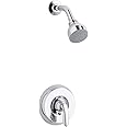 Kohler TS15611-4-CP Coralais Rite-Temp Shower Valve Trim with Lever Handle and 2.5 GPM Showerhead