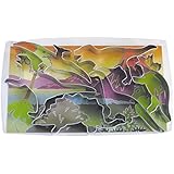 R & M International Best Selling Set of 6 Dinosaur Cookie Cutters - Great for Baking, Sandwich Cut-outs and Crafts