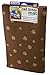 Drymate Original Cat Litter Mat, Contains Mess from Box, Protects Floors, Urine-Proof, Machine Washable, Soft on Kitty Paws, Absorbent, Waterproof (USA Made, Recycled Content) (28”x36”)(Brown/Tan Paw)