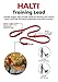HALTI Training Leash - Multifunctional Double-Ended Dog Leash, Ideal for Anti-Pulling Dog Training. Easy to Use, Lightweight & Durable. Suitable for Medium to Large Dogs & Puppies (Size Large, Red)