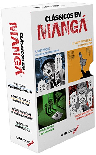 Livro Clássicos em Mangá   Caixa Especial com 4 Volumes. Coleção L PM Pocket