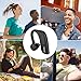 BESWILL Bluetooth Headset, Bluetooth Headphone [25 Hrs Talking Time] V4.2 Noise Cancelling Wireless Headset Hands Free Bluetooth Earbud with MIC for Car Office Support iOS and Android