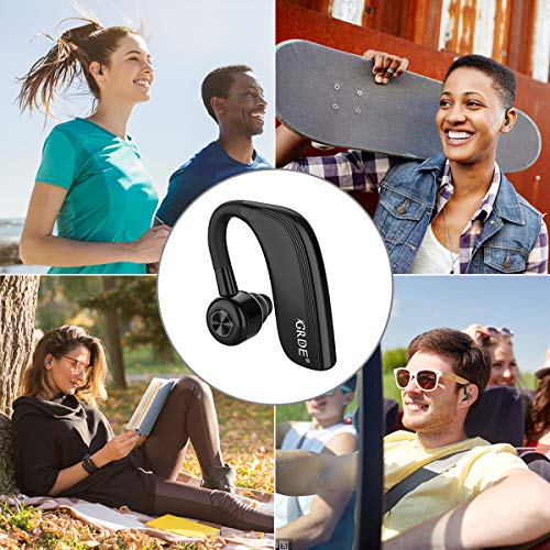 Auricular Bluetooth 4.2, Auricular Manos Libres con Duración 22 Horas Para IPhone Android Auriculares Bluetooth Inalámbrico con Cancelación de Ruido...