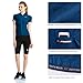 Baleaf Women's Space Dye Short Sleeve Cycling Jersey UPF 30+ Navy Blue Size L