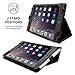 iPad Mini 3 Case, Snugg - Smart Cover with Kick Stand & Lifetime Guarantee (Black Leather) for Apple iPad Mini 3 (2014)
