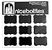 nicebottles Glass Spray Bottles, 2 Oz Cobalt Blue Boston Round with Fine Mist Sprayer - Bulk Pack of 80