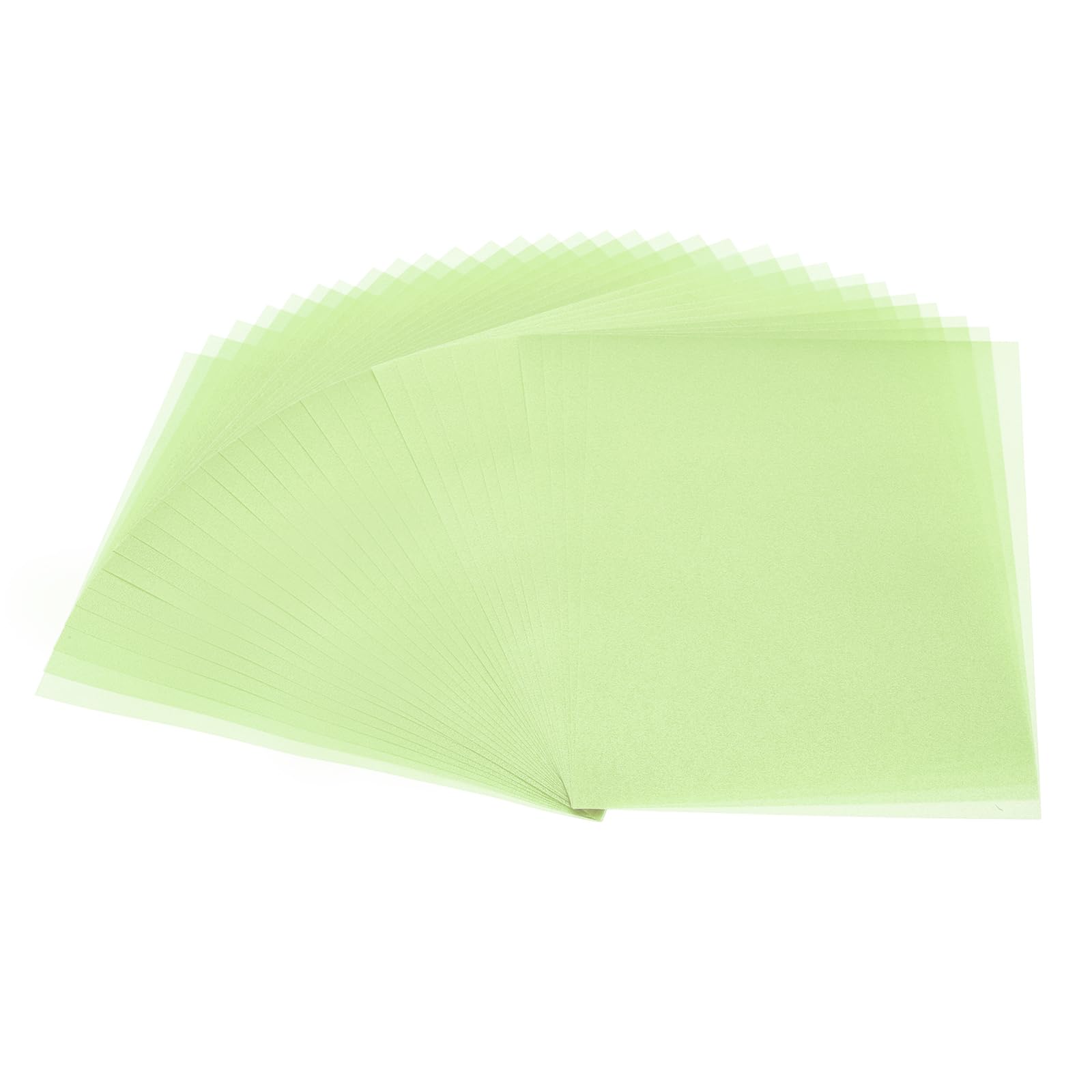 Patikil Vellum Paper 60 Sheets, 4.25x5.5, Translucent, 100GSM, Green, Laser Inkjet, Invitations, Crafting, Wedding