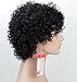 MyNiceHair-Pure Human Hair Non Lace Short Curly Wigs for Black Women (1B#)