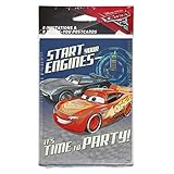 Designware Cars 3 8 Pack Invitation Thank You, Invite/Thank You Combo, 8-Count