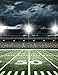 2017, 2018, 2019 Weekly Planner Calendar - 70 Week - Football: Football Field 50 Yard Line, Large Cr by Cal Riley
