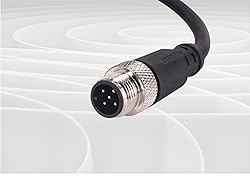 M12 5 Pins Male Connector Cable, Waterproof IP67
