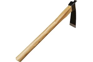Elegital Kana Hoe 217 Japanese Garden Tool - Hand Hoe/Sickle is Perfect for Weeding and Cultivating. The Blade Edge is Very S