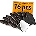NON SLIP PADS 16 PCS 2 inch – Anti Slip Furniture Pads Rubber Feet - Best Hardwood Floor Protectors for Fix in Place All Furniture. High Effective Non Skid Furniture Grippers - Felt Furniture Feet