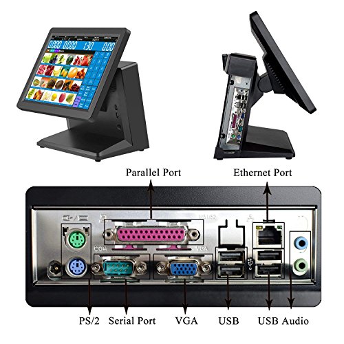 ZHONGJI All in One Retail Bundle Point of Sale System - Includes AP-B6000 Touch Screen PC, Windows10 Pro OS, Thermal Receipt Printer, Steel Cash Drawer - Thumbnail 4