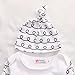 2pcs Baby Boys Girls Rompers Long Sleeve Cotton Eyes Rosy Cheeks Baby Gown Hat Infant Newborn Gift Sleepwear Set (3-6Months)