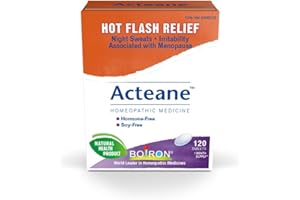 Boiron Acteane – 120 Tablets – Homeopathic Relief for Menopause Symptoms: Hot Flashes, Night Sweats, Irritability