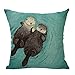 Froomer Animal Pillowcase Cotton Linen Pillow Case Sofa Waist Throw Cushion Cover