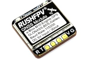 HeelAooRC RUSHFPV GNSS MINI M10 UBX NMEA Dual Protocol GPS Module Built-in Ceramic Antenna for RC Airplane FPV Long Range