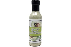 JUNE MOON SPICE COMPANY Premium | Avocado Ranch Salad Dressing | Low Cholesterol | Crafted in Small Batches | 12 fl. oz. Flavor Lock Bottle | Flavorful Avocado Ranch Salad Dressing – Perfect for Garden Salads and Veggies!