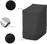 Jetcloud Garden Stacking Chair Cover Waterproof Heavy Duty 210D Oxford view 4