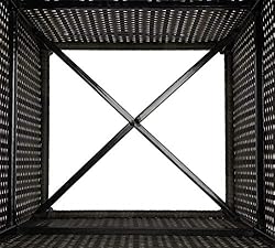 Safavieh Outdoor Collection Mazeli Grey Wicker