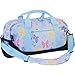 Wildkin Kids Overnighter Duffel Bag – Carry-On Size, Ideal for School & Sleepovers – Butterfly Garden