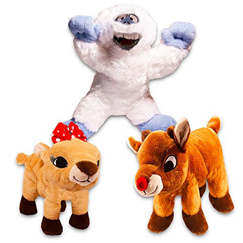 Rudolph The Red Nosed Reindeer Plush Pillow Pet 3 Pack Gift