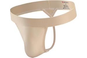 BRODDLE Men's Nylon Thong Underwear G-String Low Rise T-Back Bulge Pouch Workout for Men