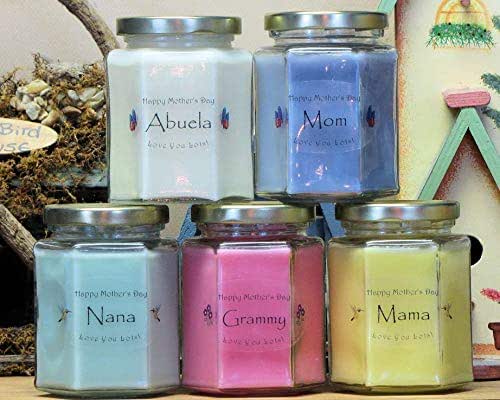 personalised mothers day candles