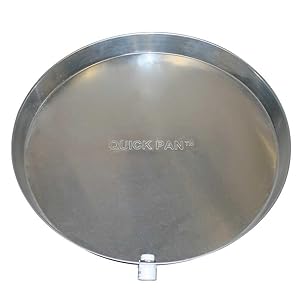 Holdrite QP-24 QuickPan Water Heater Pan, 24-Inch Diameter, Aluminum