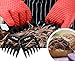 Superior Value Set: Silicone BBQ/Cooking Gloves Plus Grill Mat Plus Meat Claws Plus Silicone Baster Plus eBook w/ 300 Recipes. Impress Your Family and Friends with Your Professional BBQ Kit