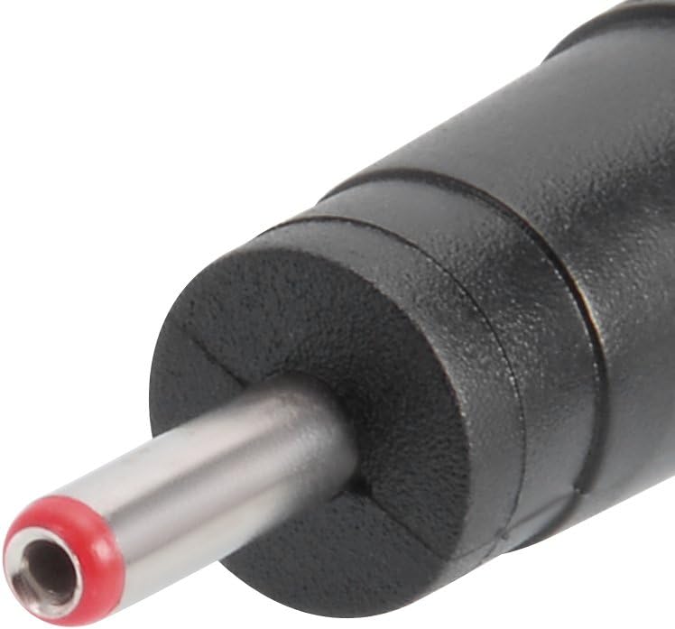 sourcing map DC Power Connector 5.5x2.1mm Female Jack to 3.5x1.35mm Male Adapter Barrel Connector 5pcs, Black,Silver - Image 4