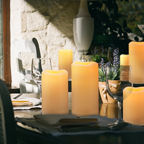 Comenzar Battery Operated Candle LED Flameless Candles Remote Control