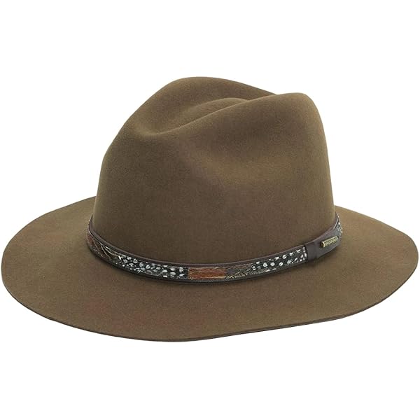 帽子 Stetson Felt Fedora Brown 58cm 帽子 Stetson Felt Fedora Brown 58cm Stylish Stetson Brown Wool