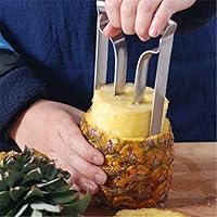 LOSOUL Pineapple Corer Stainless Steel Pineapple Peeler Easy Kitchen Tool Slicer Cutter For Fruit