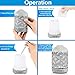 Metal Ultrasonic Essential Oil Diffuser, ARVIDSSON Aromatherapy Diffusers for Essential Oils, 7 Color Mood Light Oil Diffuser Humidifier