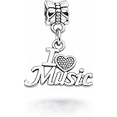 LaBenie Dangle I Love Music Charm