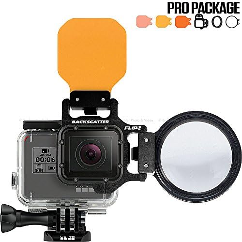 BACKSCA Backscatter Flip6 Pro Filters and +15 MacroMate Mini Lens Set for GoPro