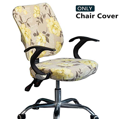 Melaluxe Computer Office Chair Cover - Protective & Stretchable Universal Chair Covers Stretch Rotating Chair Slipcover