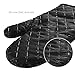 Aicok Oven Gloves Non-Slip Kitchen Oven Mitts Heat Resistant Cooking Gloves for Cooking, Baking, Barbecue Potholder, Black, 1 Pair