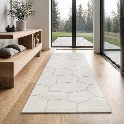 the carpet Everest - Moderner Kurzflor Teppich Hoch-Tief-Struktur, 3D-Effekt, weiche Oberfläche und hohe Flordichte, ideal für Wohnzimmer & Schlafzimm