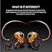 in-Ear Game Headphones/Earbuds, Wired Earphone w/Mic Ear Tips Case, HiFi Bass Stereo Ultra Clear Sound, Ergonomic Comfort-Fit Resin Design, Waterproof Noise Cancelling Headsets for Workout Running