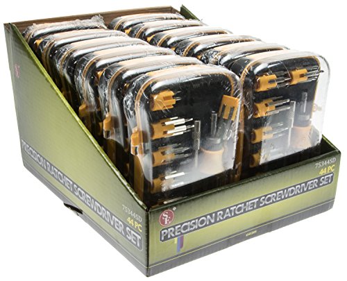 SE - Screwdriver Set - Ratchet Handle, CRV, 44 Pc, 12 Set Display - 75344SD