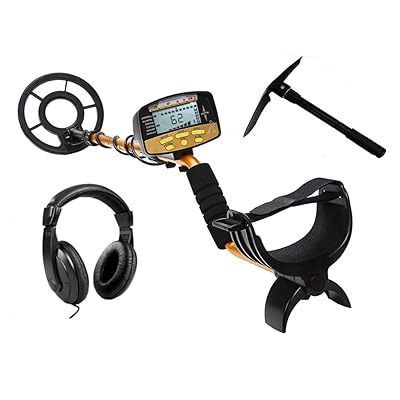 NALANDA Metal Detector, 18khz Treasure Hunters Gold Finder with LCD Display 5 Detection Modes Adjustable Sensitivity and Submersible Search Coil, Headphone and Shovel Included