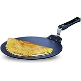 Hawkins Futura Non-stick Flat Dosa Tava Griddle, 11-inch,Black