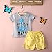 Baby Boys 2-Piece Outfit Set Top, Shorts,Grey,2T,90
