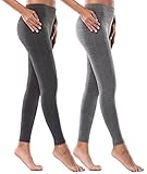 Mirity Women Activewear Yoga Pants Tight Spandex Workout Athletica Gym Yogapants Color Black+Grey Size M